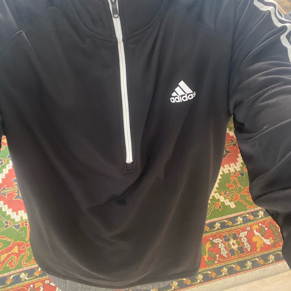 ADIDAS NEW (NEVER USED) Men’s French Terry 1/4 ZIP - Picture 4 of 4